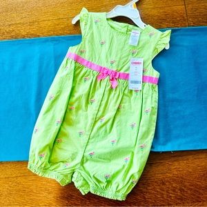 Gymboree Flamingo Bubble Romper